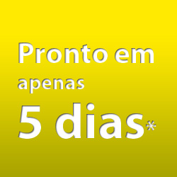 Pronto em apenas 5 dias
