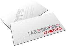 Cartões de visita do Laboratório Criativo