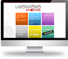 Webdesign exemplo iMac.